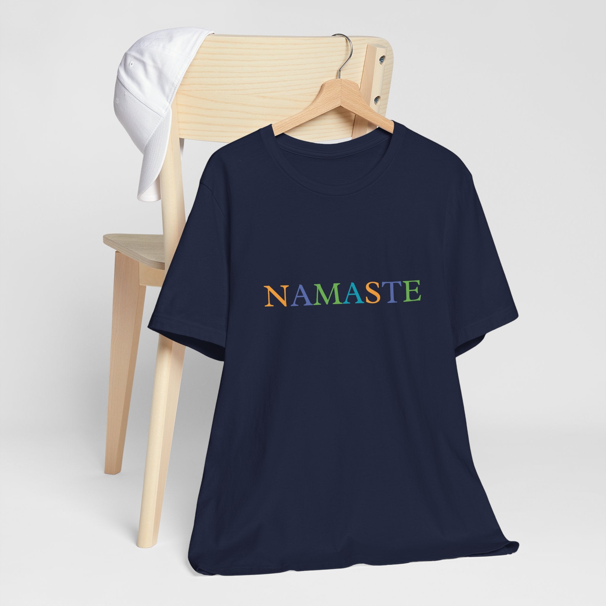 Tramunquiero NAMASTE Unisex T-Shirt with Crew Neckline